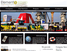 Tablet Screenshot of element5india.com